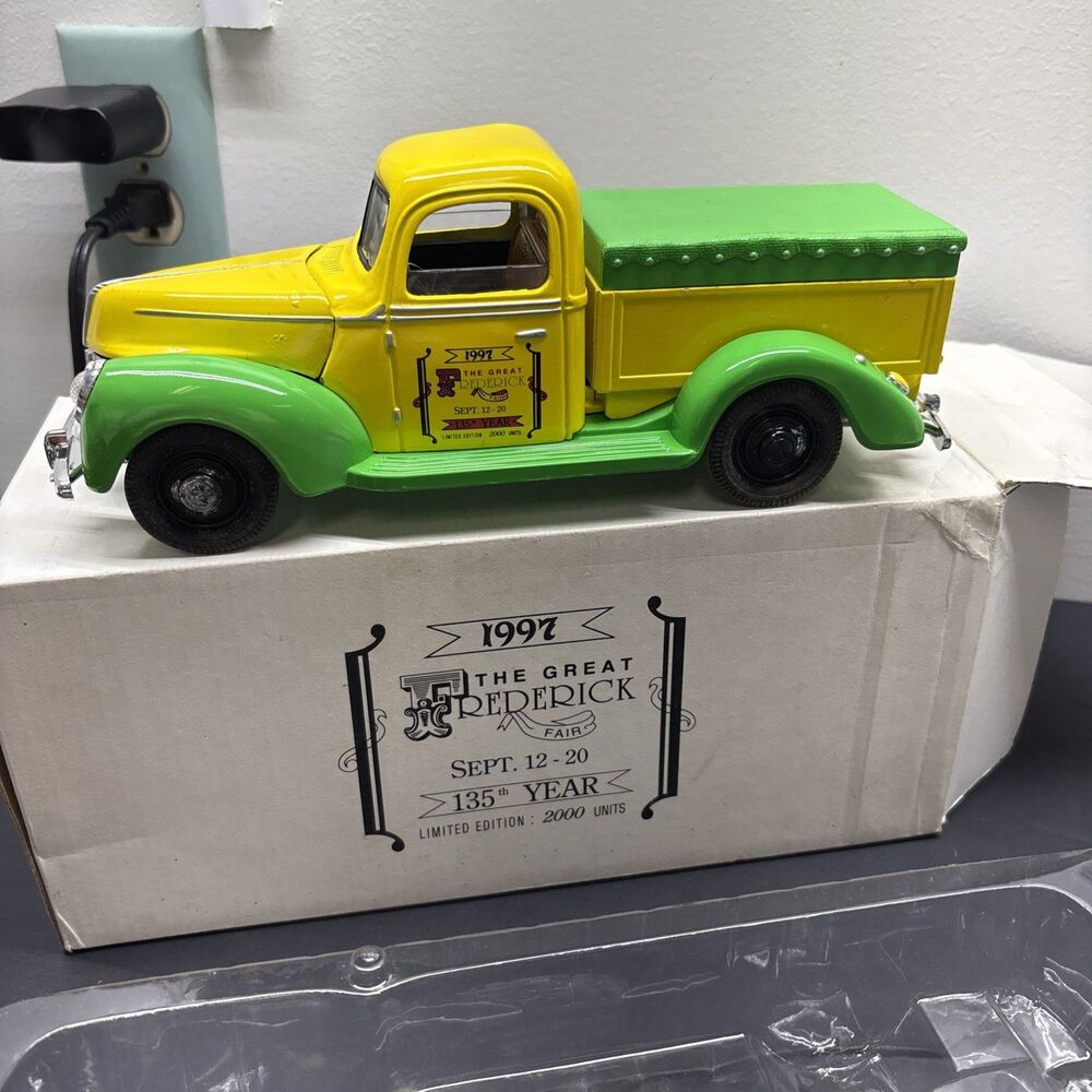 1997 Ertl Coin Bank The Great Frederick Fair Maryland 135th Year